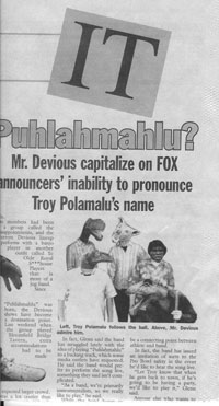 Newspaper Article